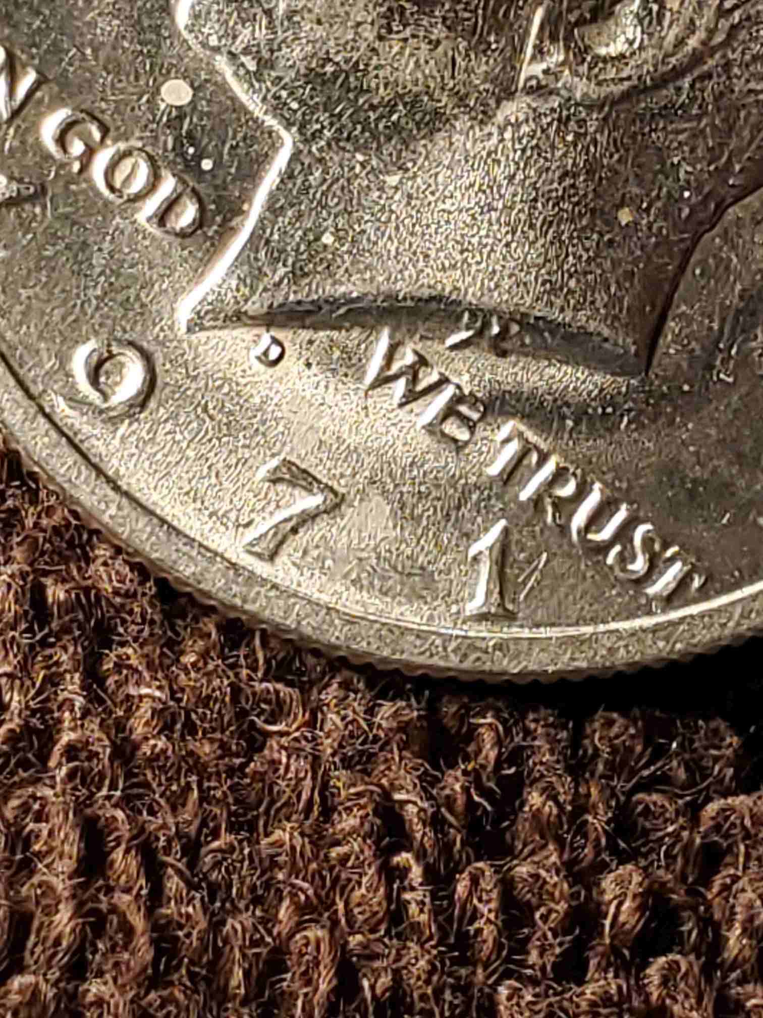 1971-D-Kennedy-Half-Dollar-With-Doubling,-Multiple-Copper-Faces
